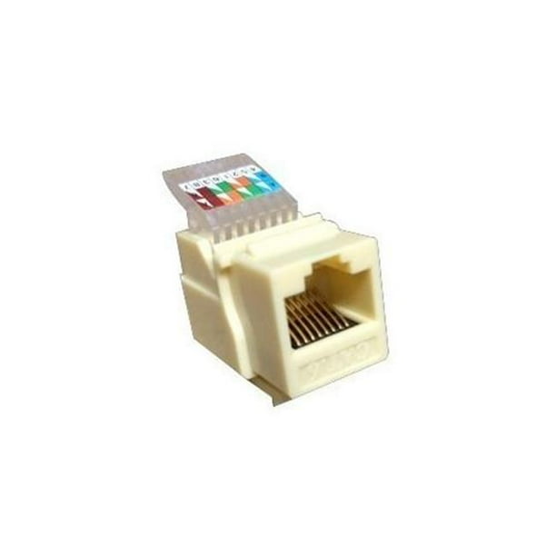 RJ45 Morris 88420 Unshielded Keystone Jack Pack of 56 pcs Ivory Cat6